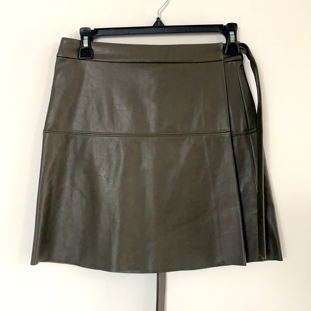 Faux Leather Aritzia Skirt